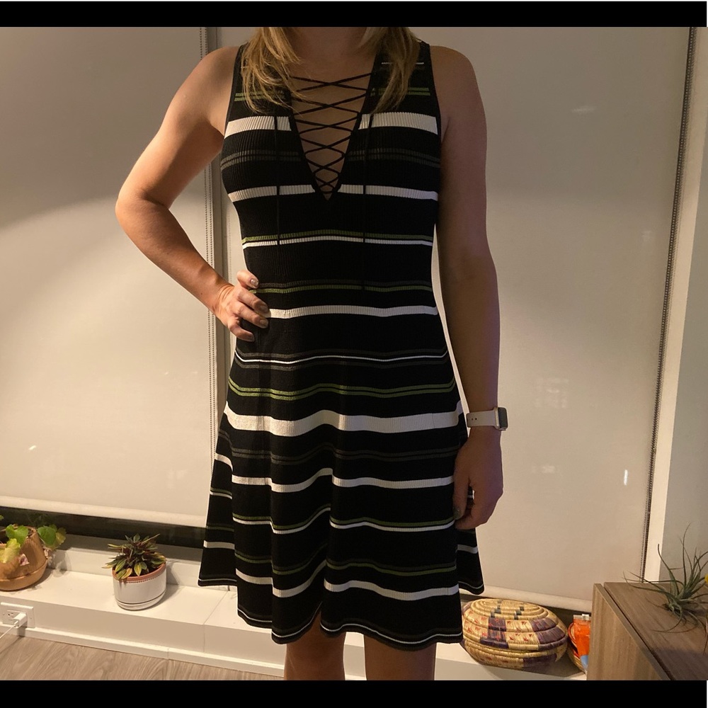 Ronny Kobo Striped Dress